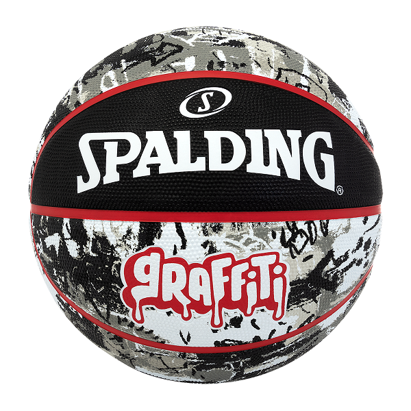 ΜΠΑΛΑ SPALDING GRAFFITI BLACK-RED  S*7 Basketball