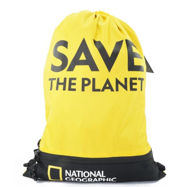ΣΑΚΙΔΙΟ NATIONAL GEOGR.SAVE THE PLANET STRING BAG PRET RECYCL. N08904