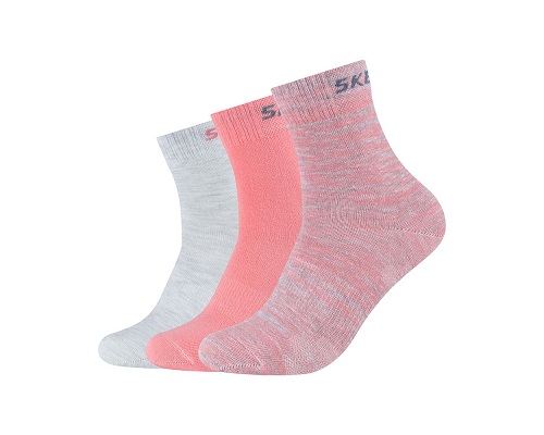 ΚΑΛΤΣΕΣ SKECHERS Gir's Socks 3*prs *Comfort Cuff* Mesh Ventilation*cotton*SK41053*