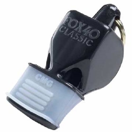 WHISTLE FOX40 Classic CMG Official *Black*with cord 96010008